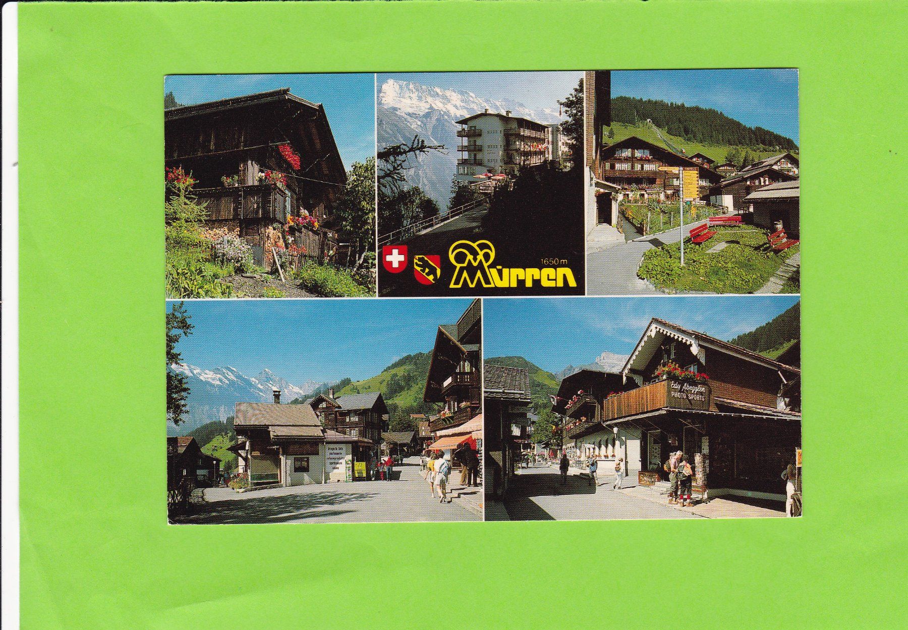 Ansichtskarten: Mürren – Gebraucht aus St. Peterzell von neckertal