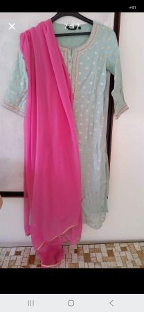Splendido completo originale indiano, donna, taglia xs-s