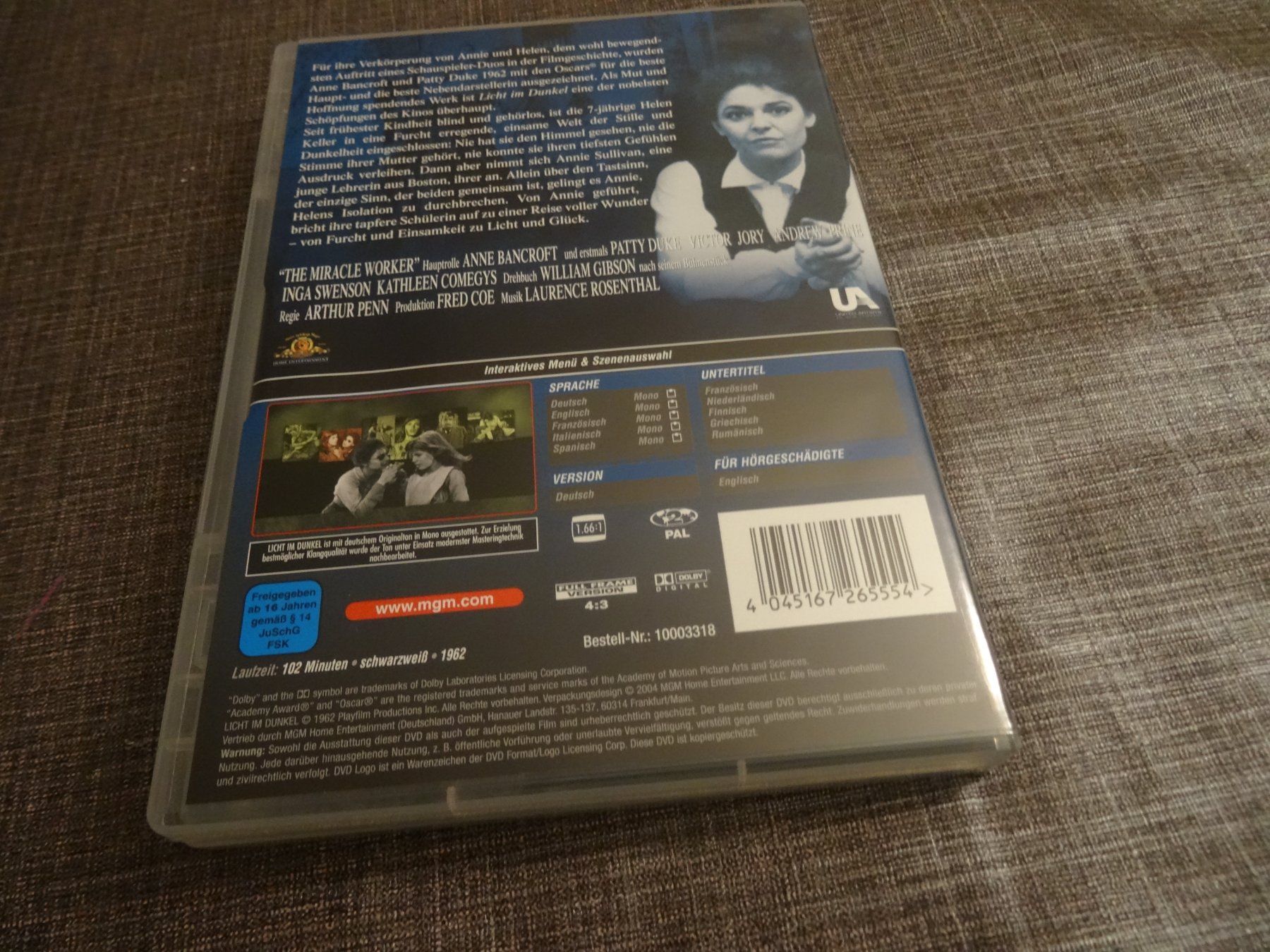 Tutti i DVDs: DVD Das Wundermädchen Licht im Dunkel – Usato da Olten venduto da Disc-Verkauf 2