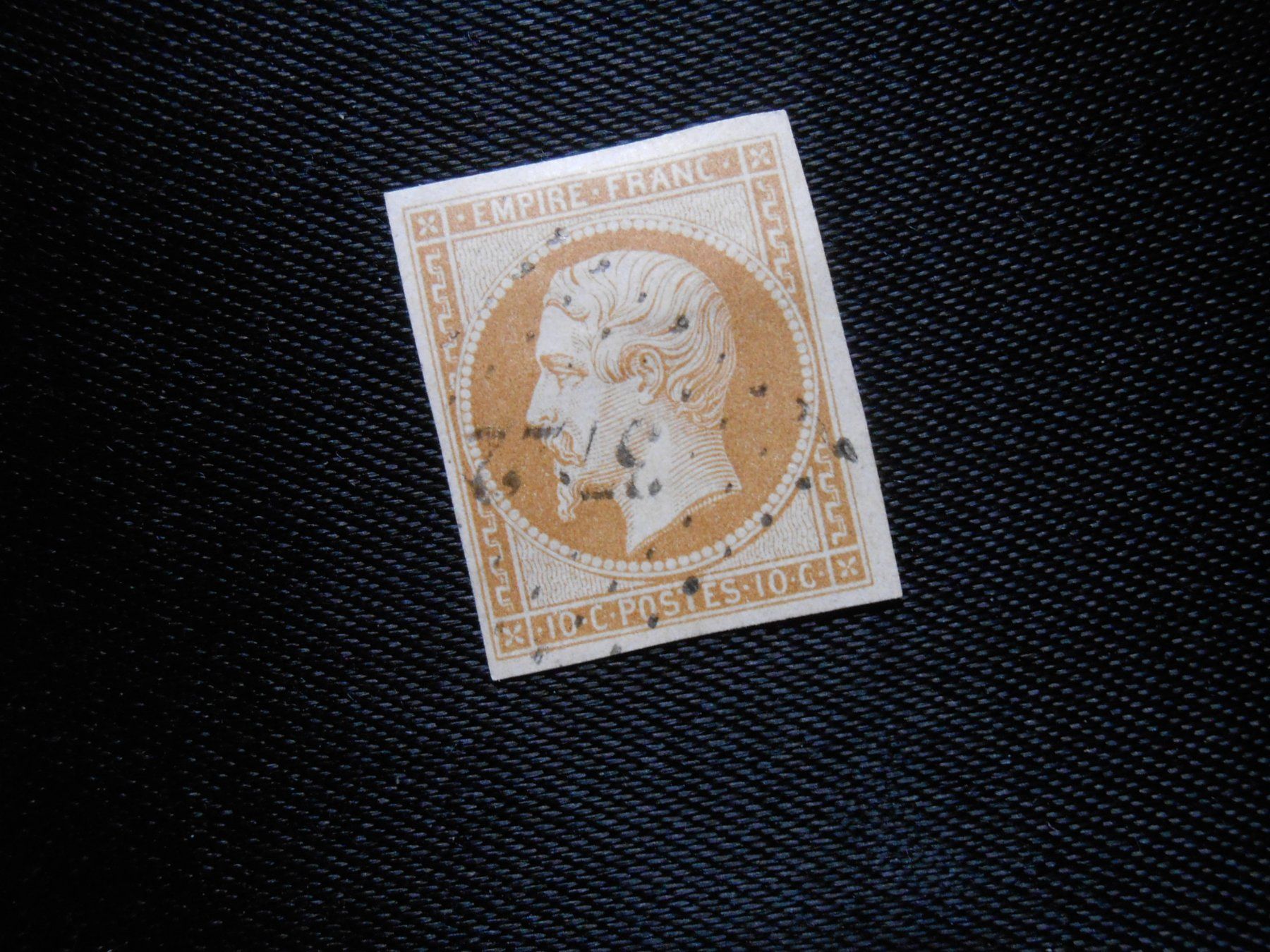 Alle Briefmarken: F Mi 12 lc   10C   Napoléon lll  1859 – Gebraucht aus Hallwil von pkaiser44