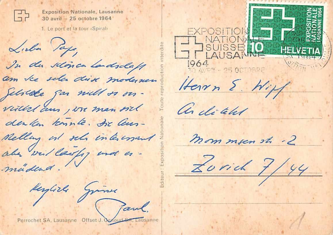 Cartes postales: alte Ansichtskarte aus Archiv: DEUTSCHSCHWEIZ - ab 1.-- – D'occasion à Winterthur par SchatzchischtliWinti 1