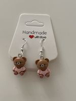 Niedliche Bäreli Ohrringe, Handmade, neu!🐻💖