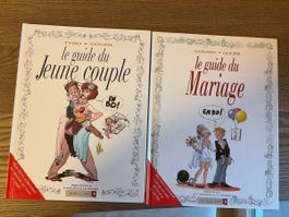 Lot de 2 bandes dessinées Guide couple et mariage