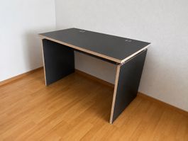 Schreibtisch Anthrazit /Holzoptik 120cm x 80cm