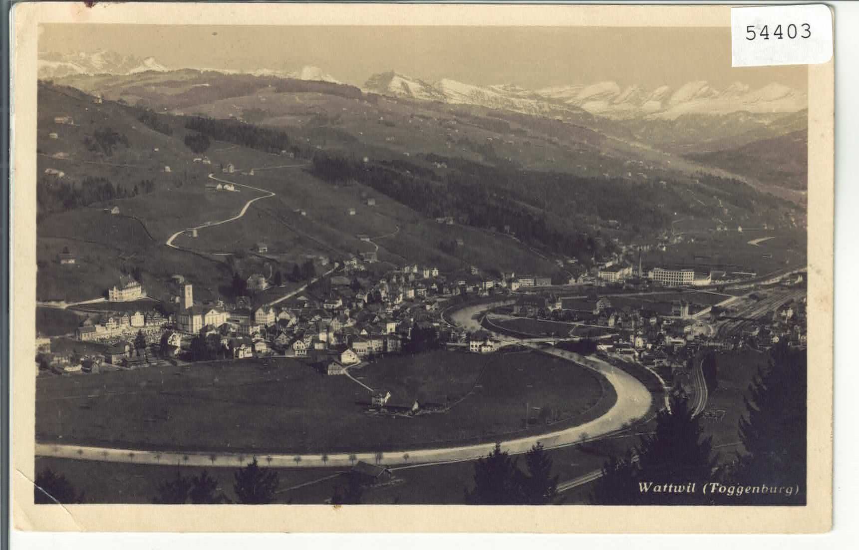 Cartoline postali: Wattwil - Generalansicht – Usato da Ettingen venduto da Kartenplanet