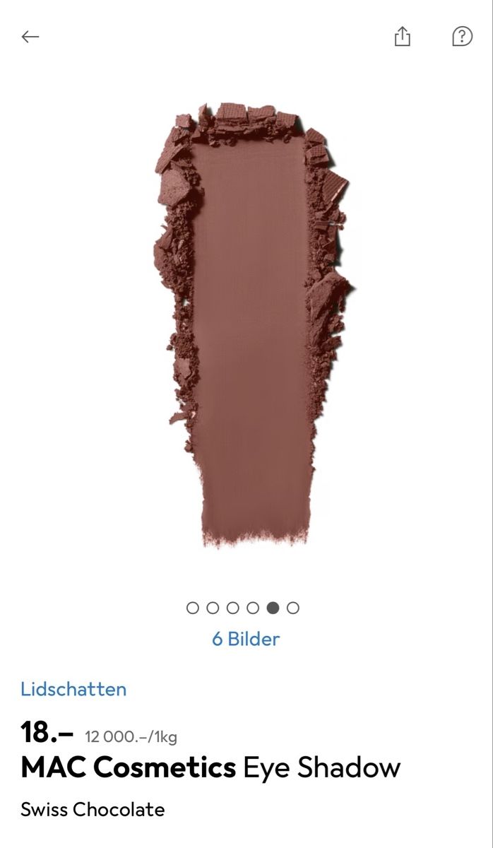 Mac Cosmetics Make-up: MAC Lidschatten "Swiss Chocolate" - Top Zustand! – Usato da Brugg AG venduto da Keks.und.Kruemel 4