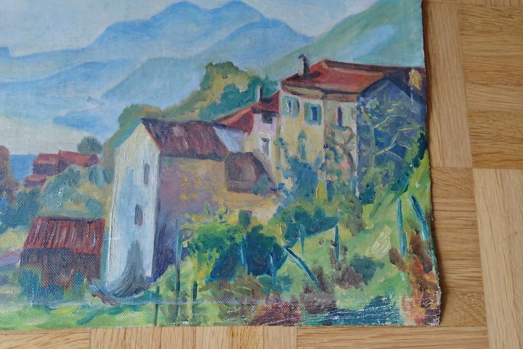 Dipinti: Landschaft bei Ronco / Tessin – Usato da Allschwil venduto da Salus17 1
