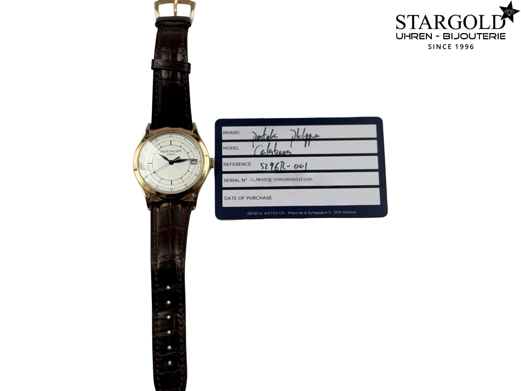 Patek Philippe Uhren: Patek Philippe Calatrava Sector Dial - 5296R-001 – Gebraucht aus Zürich von Stargold-Uhren 8
