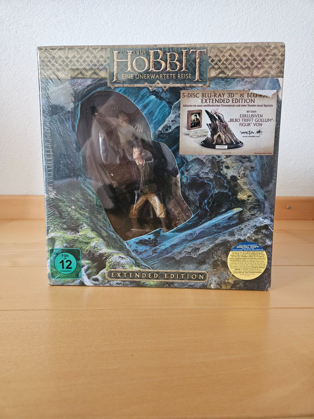 Tutti i DVDs: Der Hobbit Sammlung Blu Ray mit Figur – Nuovo e nell'imballaggio originale da Wildberg venduto da Reunionevents 1