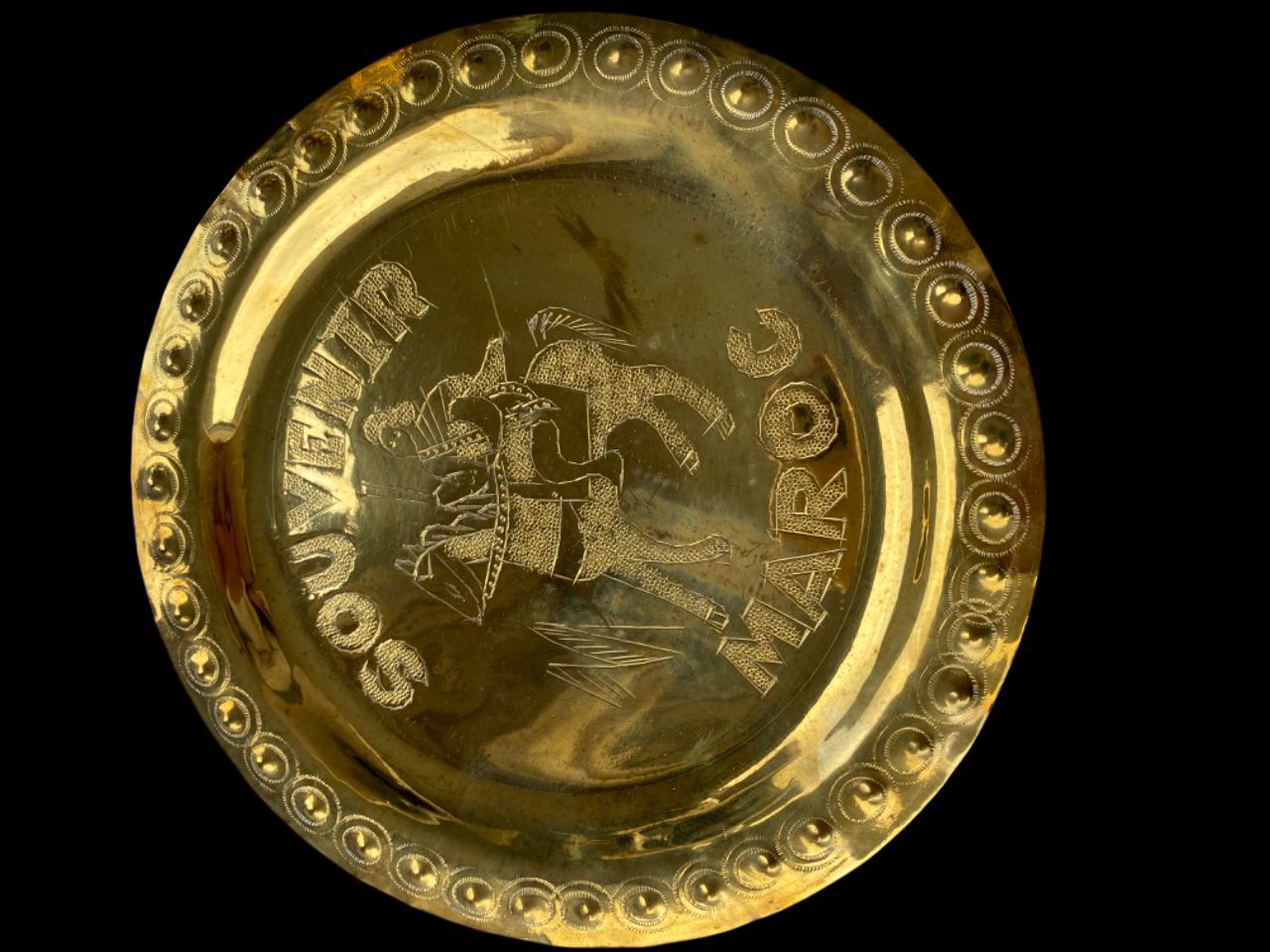 Teekannen: Handgemachte Teekanne & Teller aus Bronze & Messing Marokko – Neu (gemäss Beschreibung) aus niederbipp von Esbenz 2