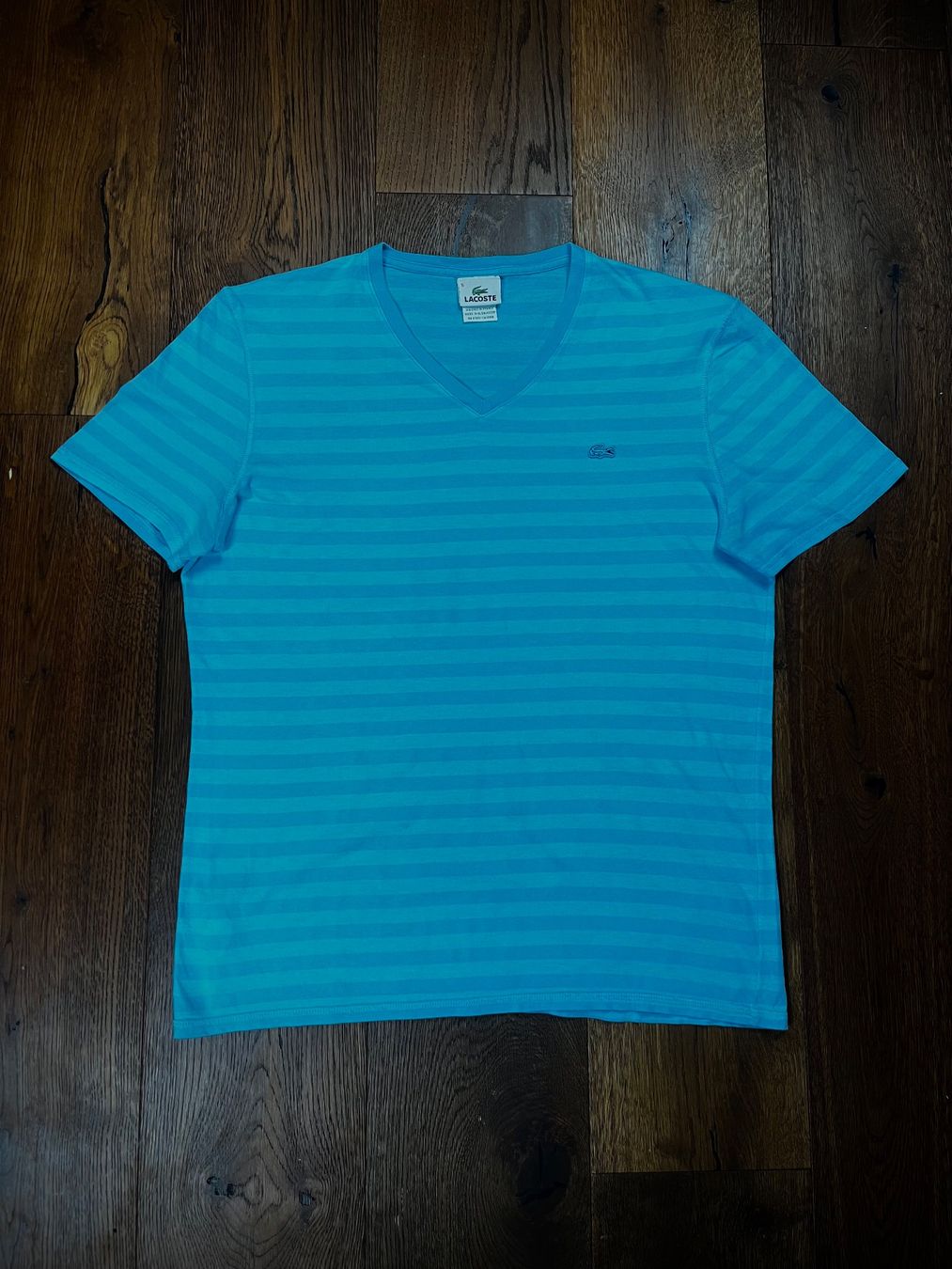 Lacoste T-shirt: Blaues Lacoste Shirt – Usato da Lindau venduto da KT_Vintage