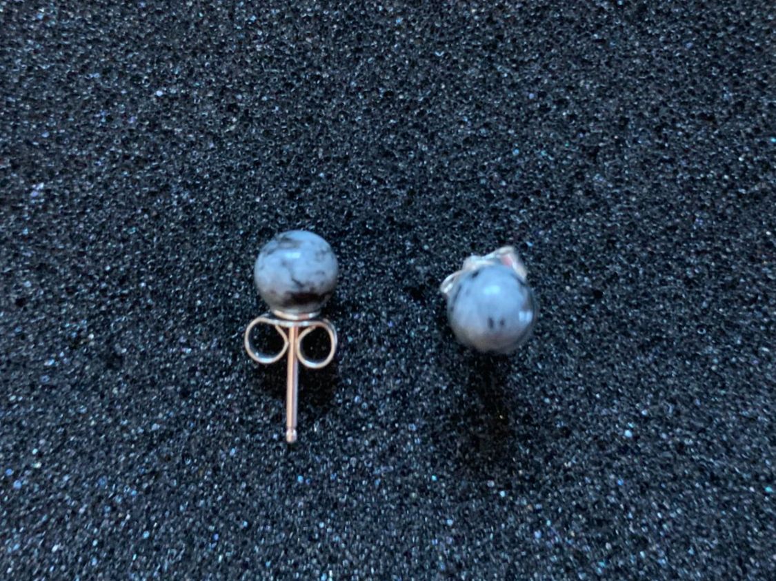 Orecchini pendenti & Orecchini a lobo: Ohrstecker Obsidian, 7mm, 925 Silber – Nuovo (secondo la descrizione) da Worb venduto da farben20zauber