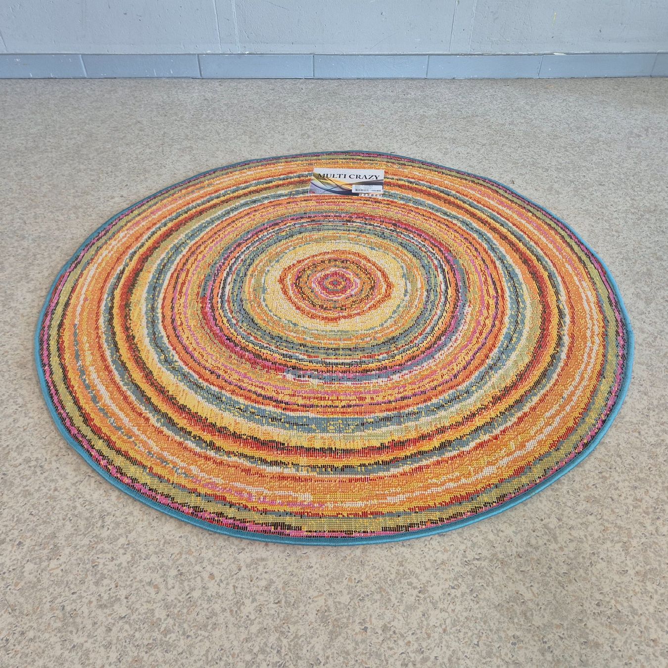 Teppiche: Multi Crazy Carpet Teppich runder Teppich 120cm – Gebraucht aus Nottwil von Wondewa-Shop 2