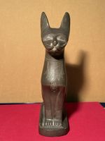 Unique Egyptian Cat Statue, Ancient Design & Engravings
