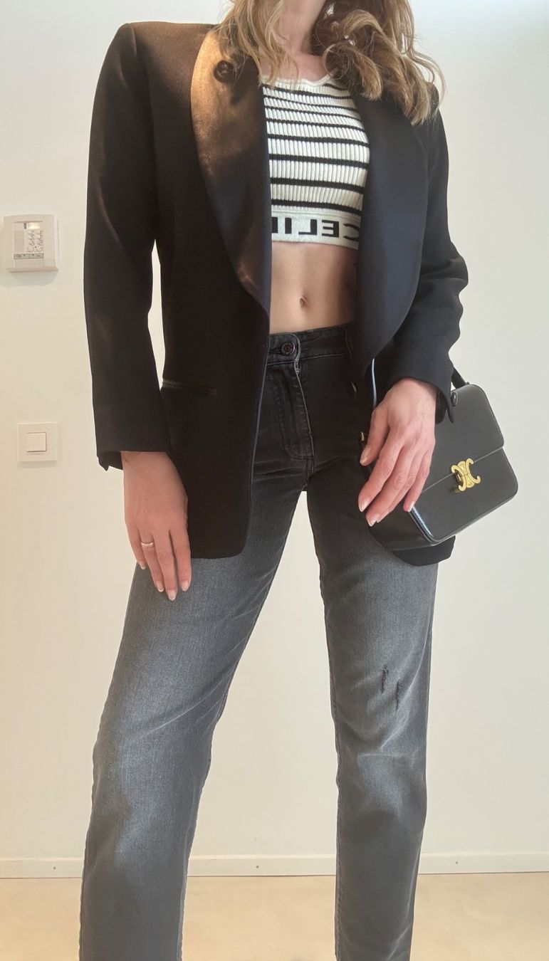 Isabel Marant Giacche: Veste blazer noire Isabel Marant pour H&M – Usato da giffers venduto da sev_c9x9 1
