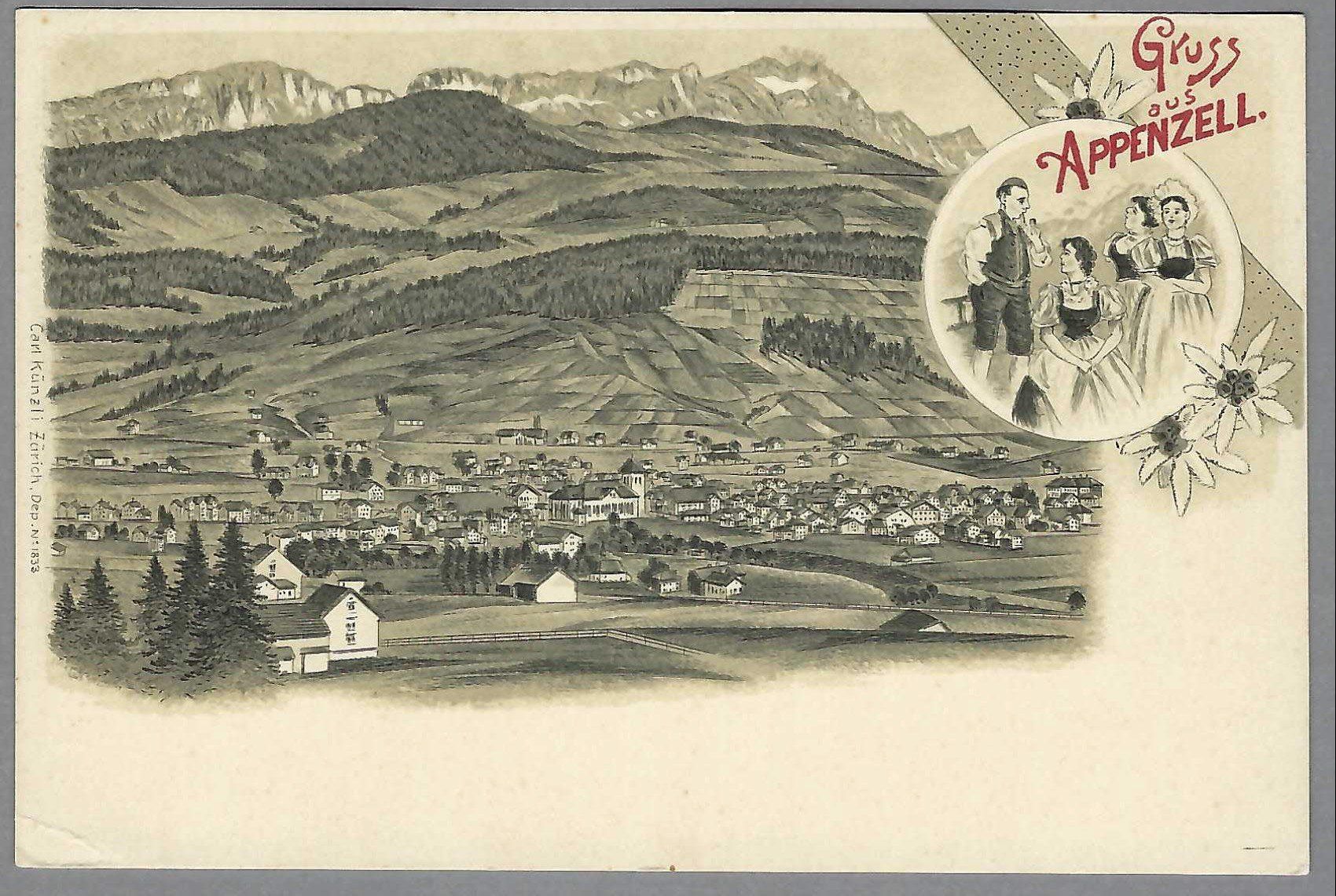 Cartoline postali: APPENZELL, LITO, * – Usato da Pura venduto da ulisse1957