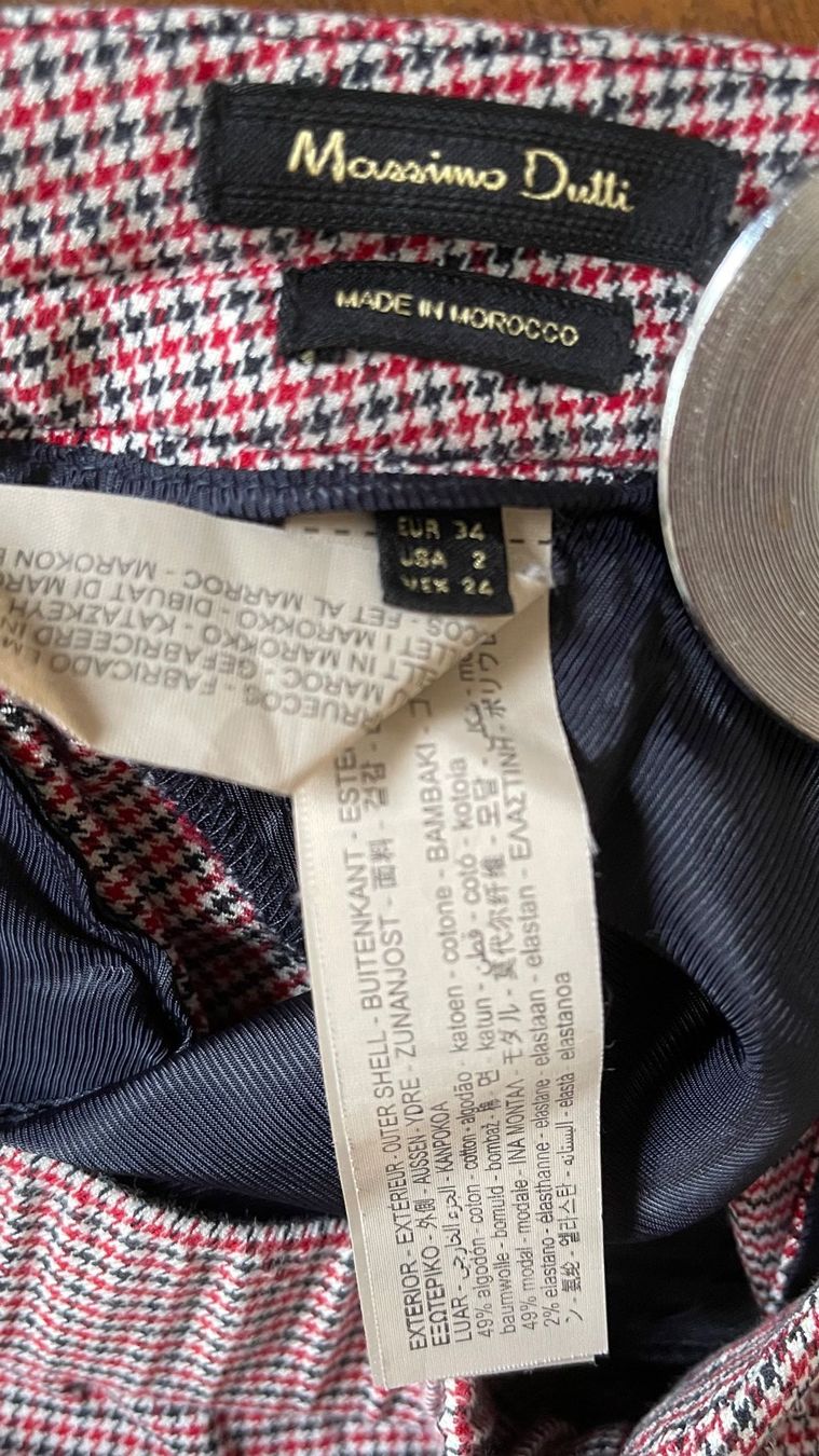 Massimo Dutti Pantaloni: MASSIMO DUTTI XS S/NP65CHF Cotton Modal Elastane – Nuovo (secondo la descrizione) da Kölliken venduto da Prscoo 7