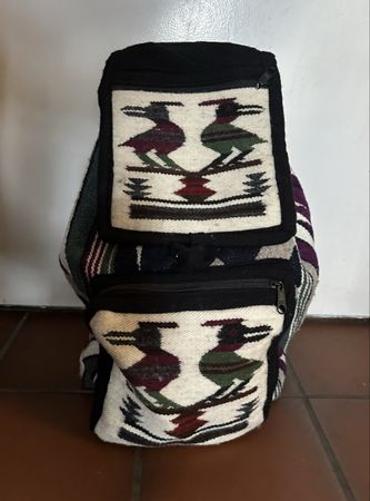 Vintage Ethno Südamerika Rucksack