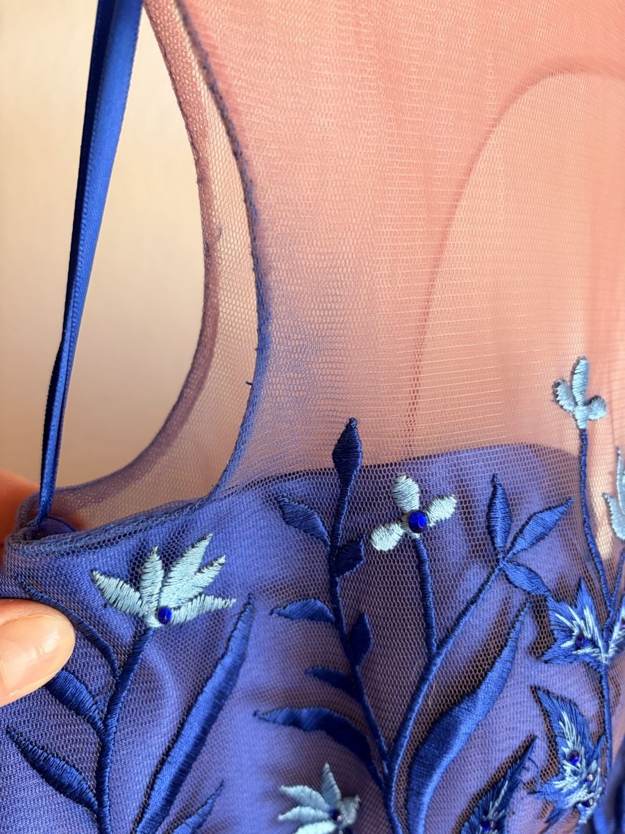 Vestiti: Blaues festliches Kleid – Usato da Aarau venduto da Dotti3 2