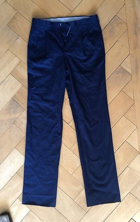 Pantalons: Rubinacci Baumwollhose, Navy, 48. – D'occasion à Bern par Bernmensch