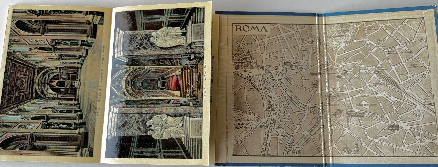 Album: Leporello di Roma, Antik mit Städteplan – Usato da Zürich venduto da Octopus-275 3