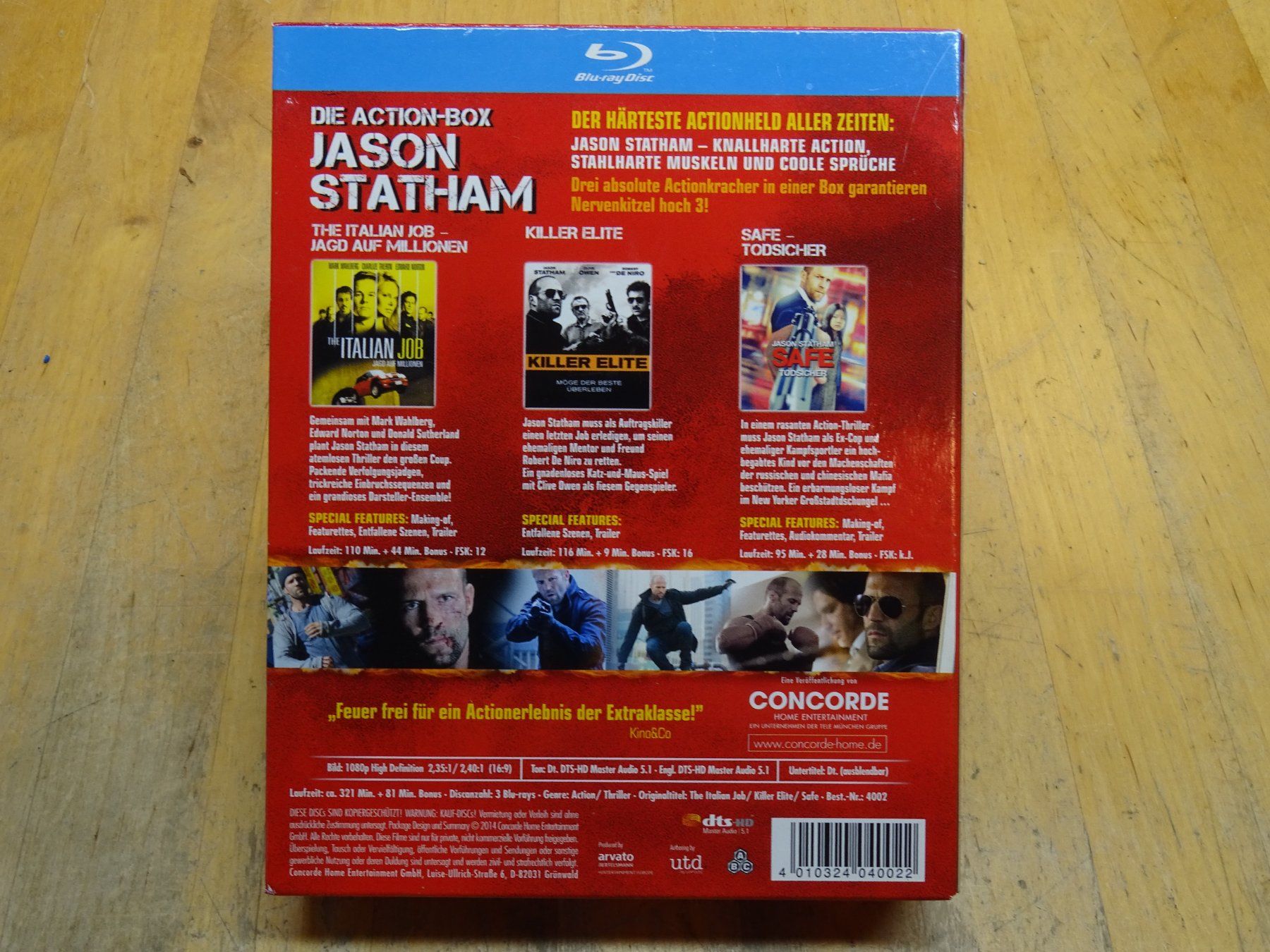 Tous les DVDs: Jason Statham, Die Aktion Box, Blu Ray – D'occasion à Wohlen AG par Bricktoys 1