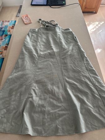 🇯🇵 Japanisches Maxikleid | ehkä söpö | Grösse F | Salbei