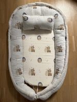 NEU! Babynest mit Tiermotiv inkl. Kissen