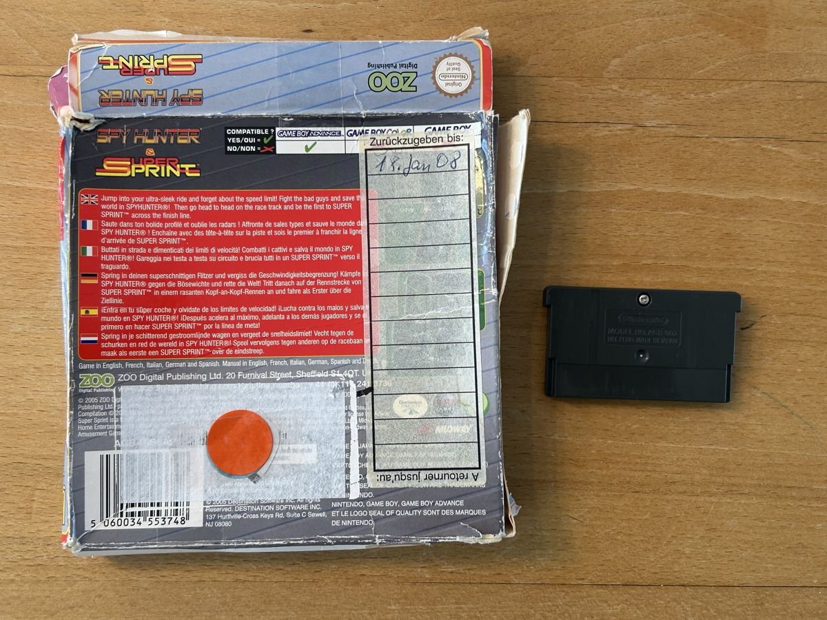 Giochi: Spy Hunter und Super Sprint Game Boy Advance Game – Usato da Würenlingen venduto da Dragon070 1