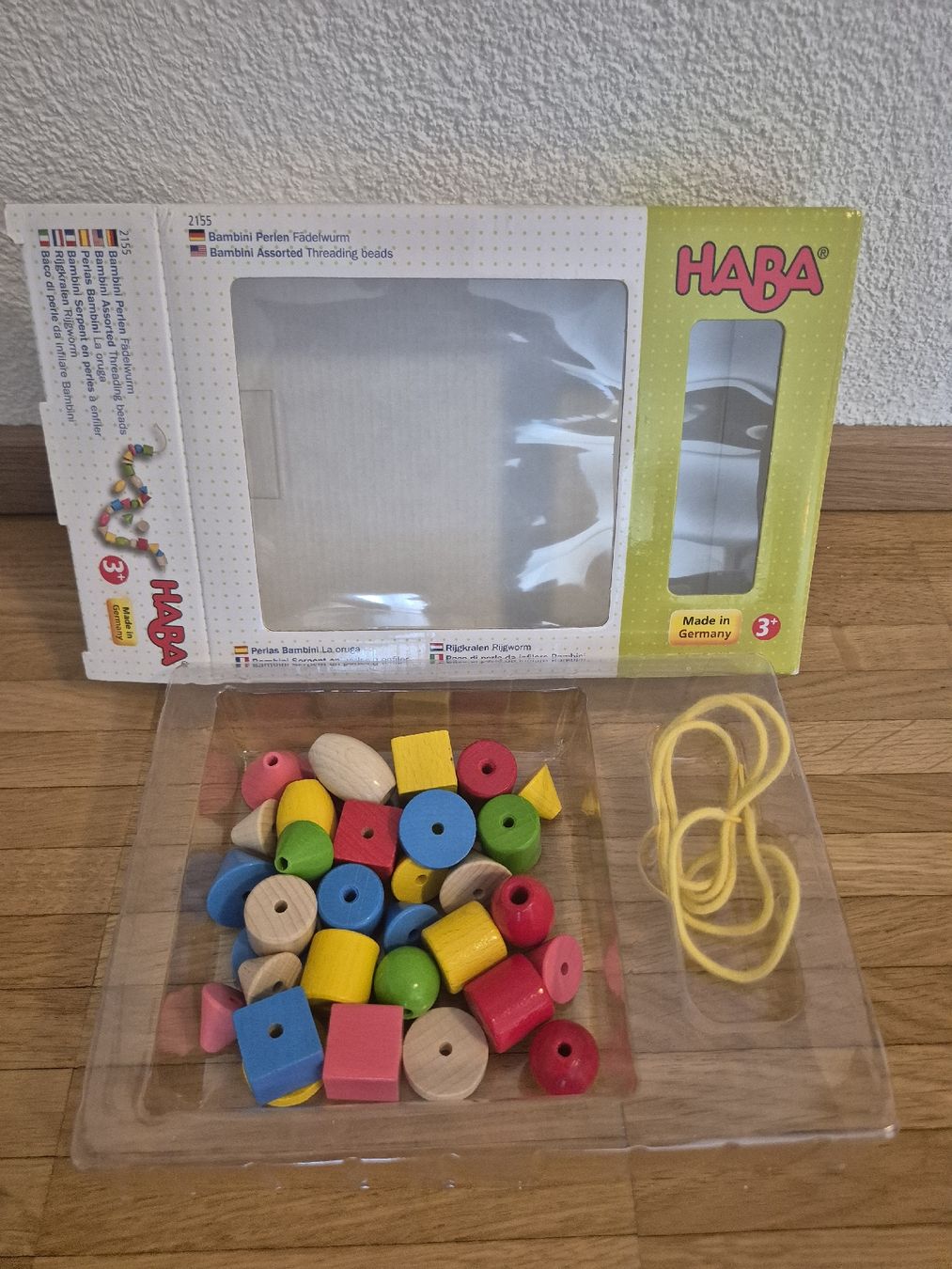 Haba Giocattoli: Haba Bambini Perlen - Fädelwurm – Usato da Zürich venduto da VitVit12