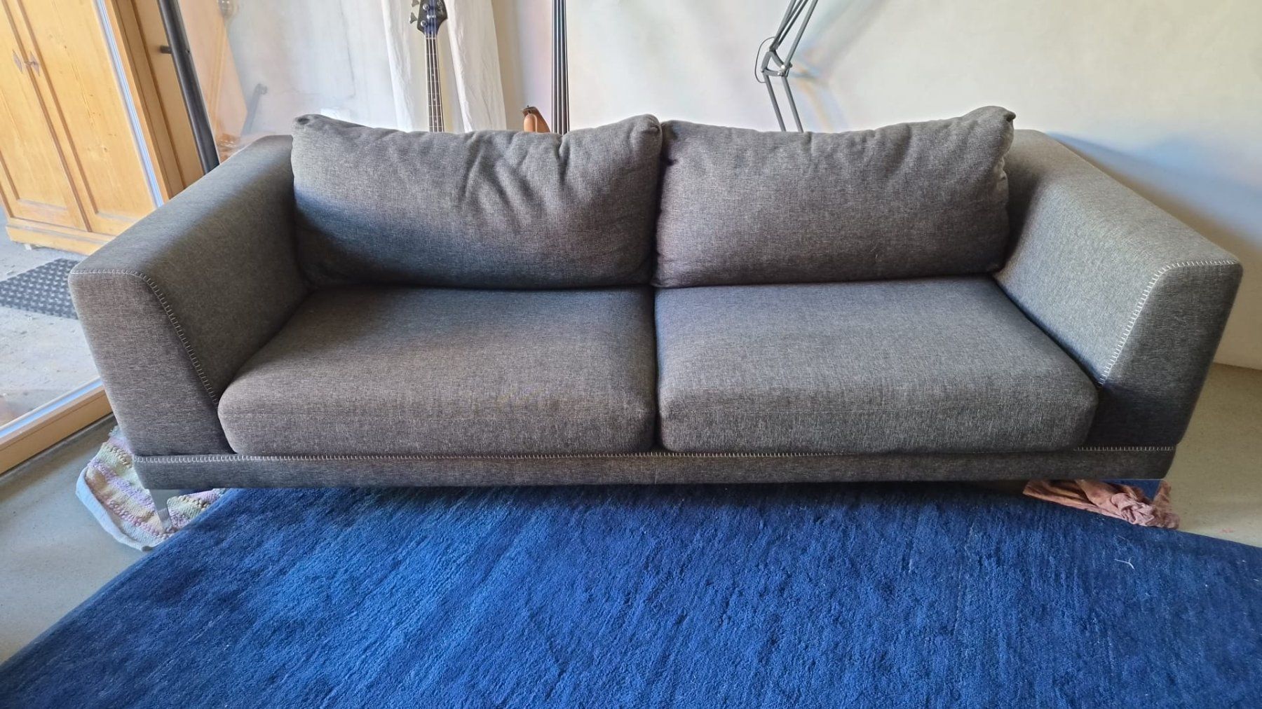 Divani: Sofa grau / anthrazit, Stoffbezug – Usato da Nennigkofen venduto da simonbern