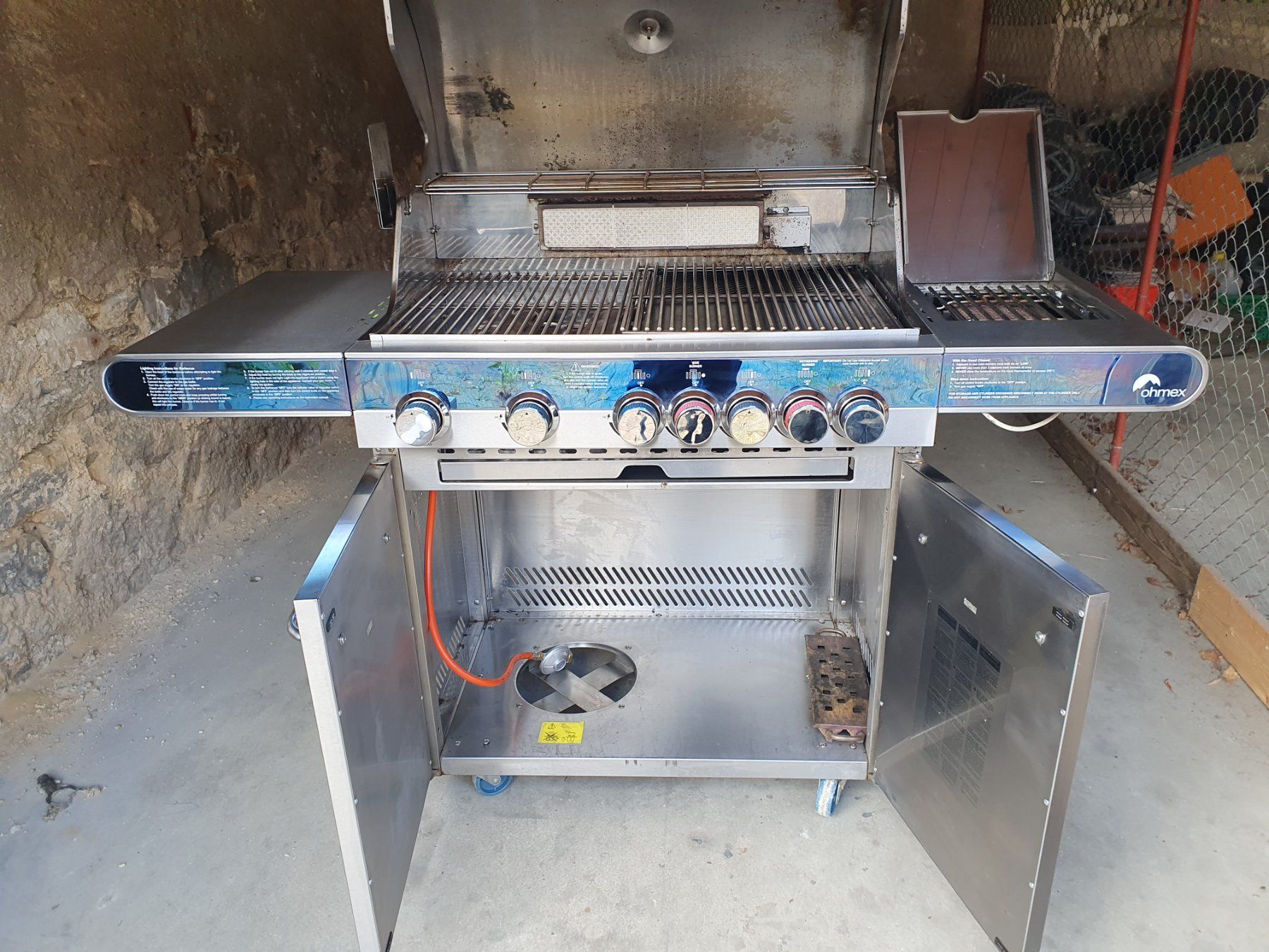 Ohmex Griglie: Ohmex Gasgrill 6 Brenner Edelstahl – Usato da Schupfart venduto da Tuefeli74 1