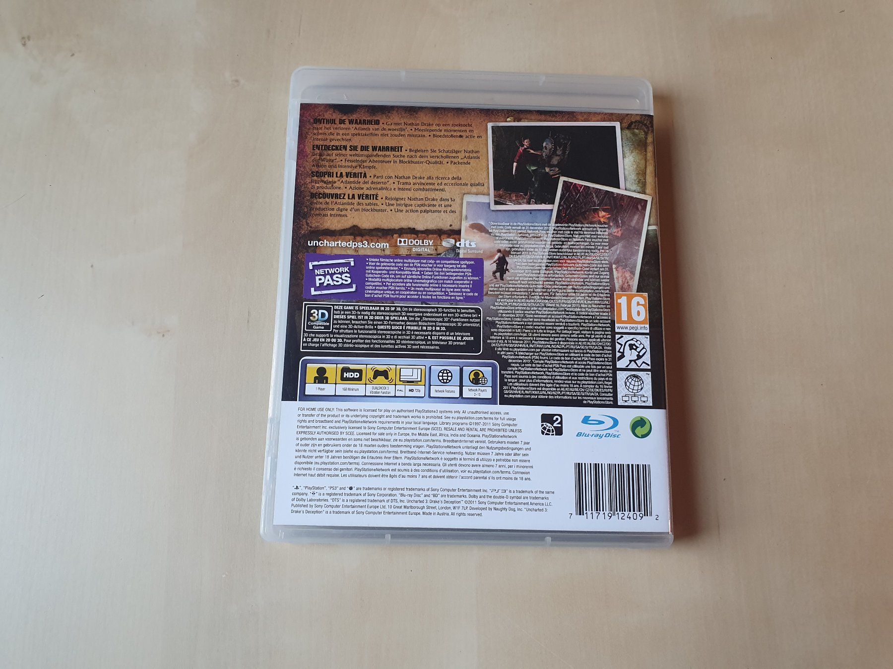 Sony Giochi: Uncharted 3 – Usato da Stansstad venduto da collectorsshop 1