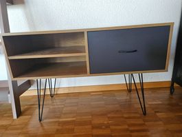 Retro TV-Möbel / Sideboard mit Schublade, Kleine Mängel