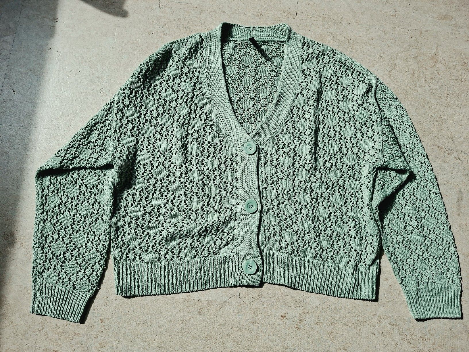Jacken: Chicoree Strickjacke offen Strickmuster Grösse L neu – Gebraucht aus Klingnau von vollmond36 3
