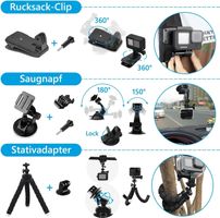 Gopro 11 Wasserdicht Zubehör Set schwarz