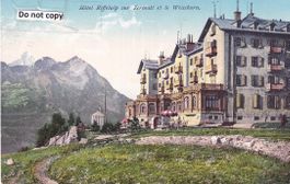 Zermatt  VS  -   RIFFELALP - Hôtel mit Weisshorn