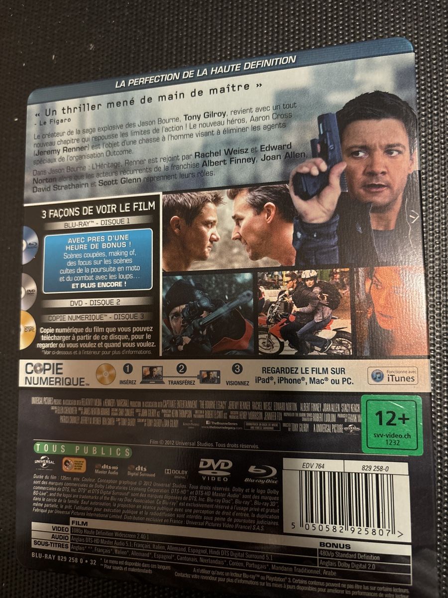 Alle DVDs: Jason Bourne: L’Heritage – Gebraucht aus Les Bois von warner10504 1