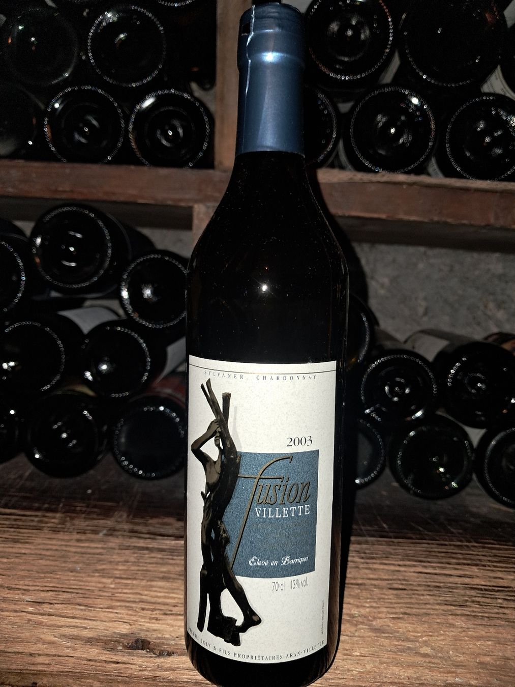 Vins: Fusion Villette assemblage de Sylvaner et Chardonnay 2003 – Neuf avec emballage d'origine à Le locle par juliensaran