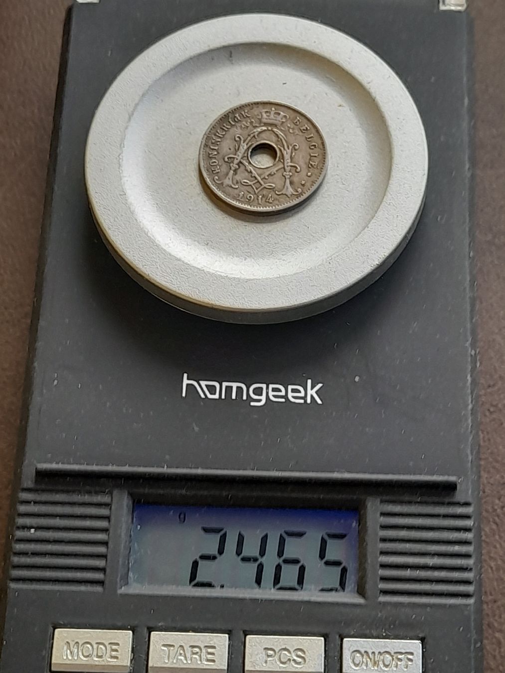Alle Münzen: 5 Centimes 1914 Belgien  – Gebraucht aus Basel von Basel_20 8