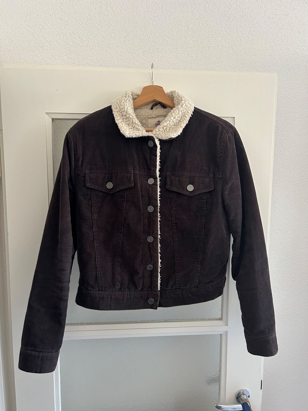 Pull&Bear Giacche: Pull&Bear Übergangsjacke Cord mit Teddyfutter, Gr. M – Usato da Uster venduto da julijules
