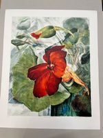 GERDA NIETZER LITHOGRAPHIE SIGNIERT KÜNSTLERPROBE