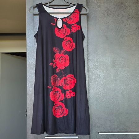 🐸 PARTYKLEID COCKTAILKLEID KLEID MIT ROSEN L