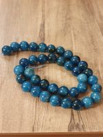 1 Strang natürliche blaue Apatit Steinperlen 10 mm