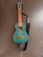 Ukulele MyLeho MLUS-X14-BS blau mit Gurt guter Zustand