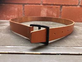 Armee Ledergurt Militär Gürtel L: 100 cm Militärgürtel Leder