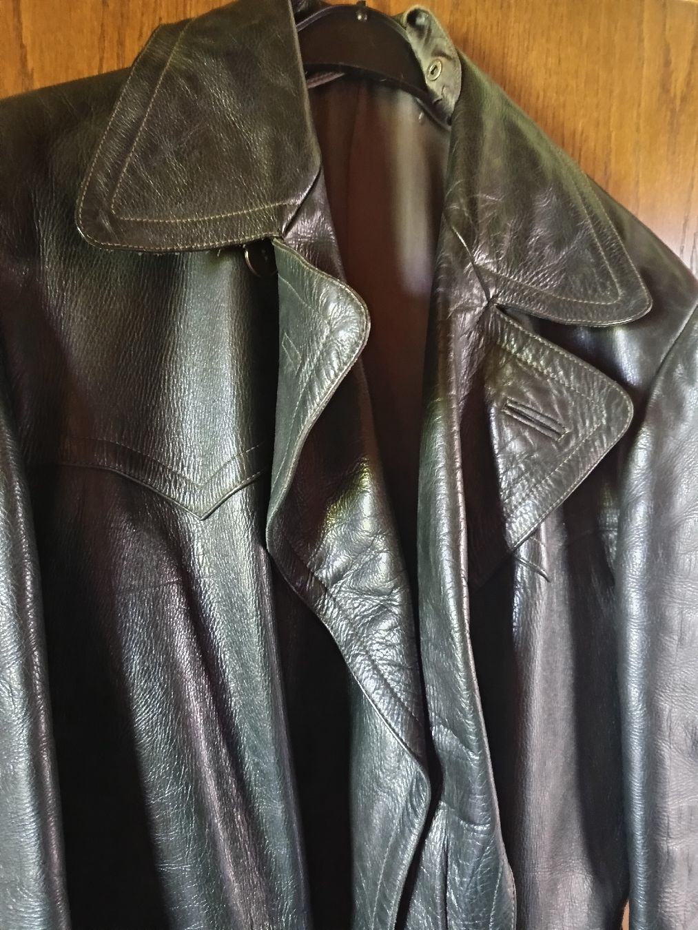Cappotti: Echt Leder Mantel DDR Stasi Offizier – Usato da Balterswil venduto da jean0502 3