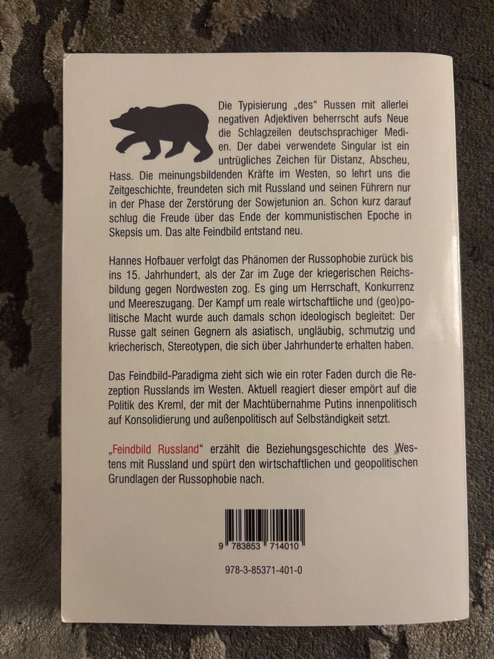 Libri: Hannes Hofbauer - Feindbild Russland Buch – Usato da Winterthur venduto da Thlayli 1