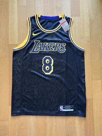Kobe Bryant #8 #24 Black Mamba Nike Swingman Jersey 48/L