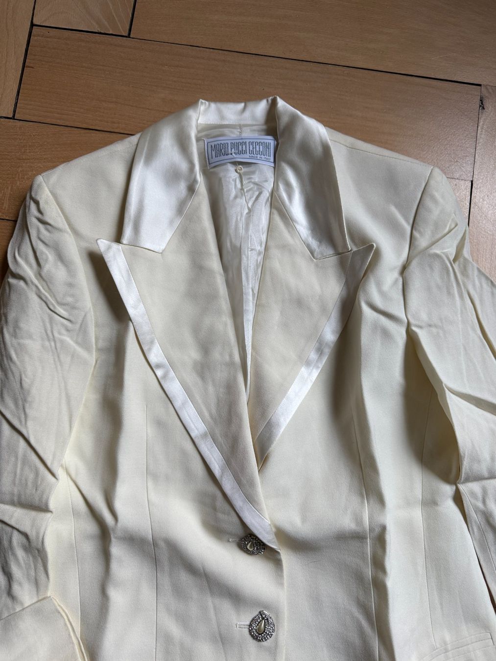 Jacken: MARIO PUCCI CECCONI - Vintage Blazer crème 38 – Gebraucht aus Zürich von Diazaio 3